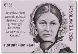 UN Stamp Pays Tribute to Florence Nightingale on Birth Anniv